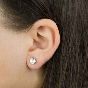 Sterling Silver Birthstone Earrings Characteristic Card