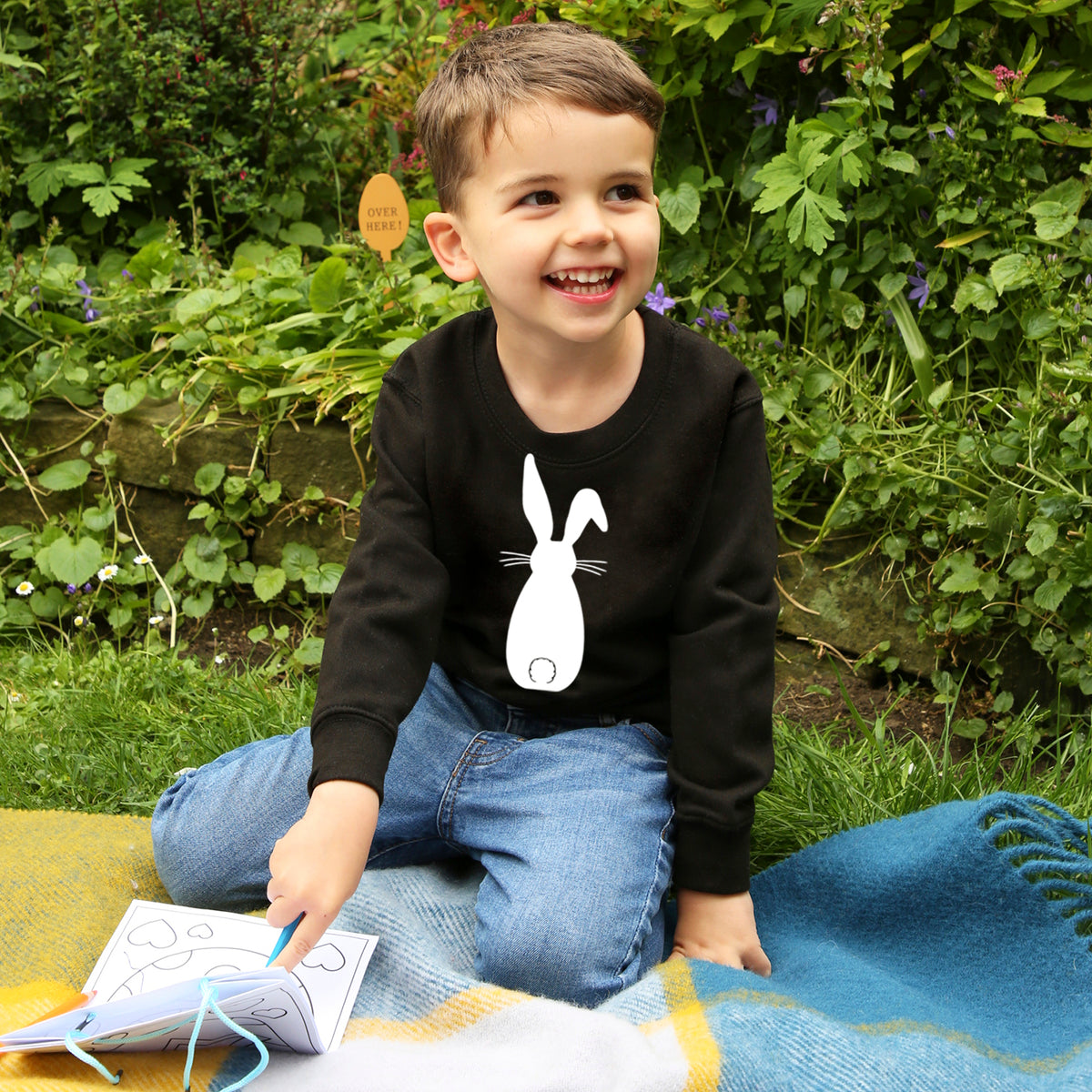 Easter Children's Bunny Rabbit Sweatshirt Jumper – Ellie Ellie