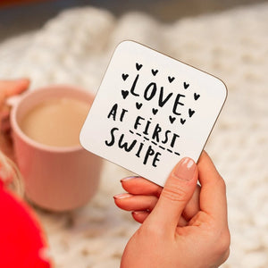 Love At First Swipe' Online Dating Relationship Coaster