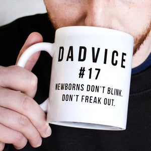 Dadvice' Newborns Ceramic Mug