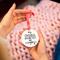My Favourite People Call Me Grandma' Keepsake