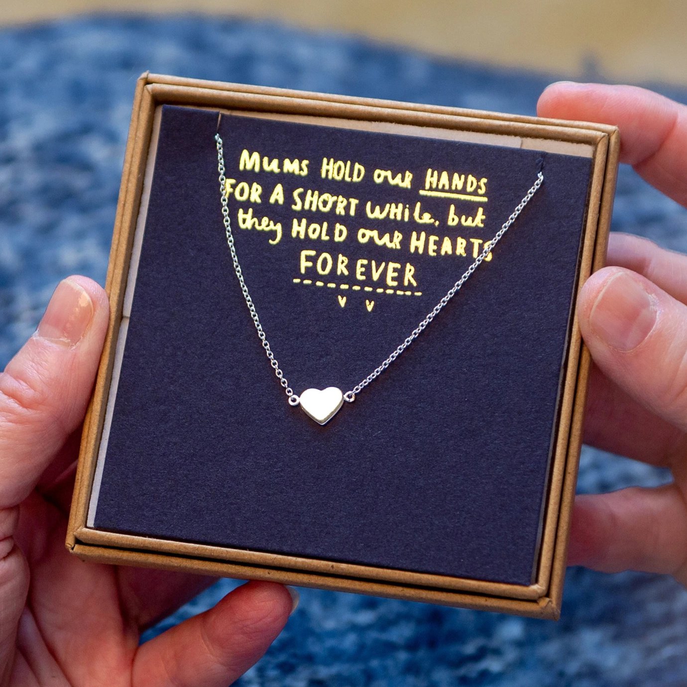 Memory Photo Necklace- I will hold you in my heart always and forever –  Touch of Whimsy by Jen, LLC