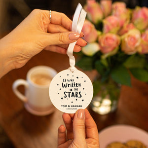 Personalised Written In The Stars' Couples Decoration