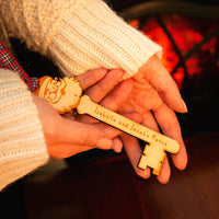 Personalised Santa's Magic Key Christmas Decoration