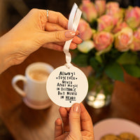 Always Together, Never Apart' Long Distance Decoration