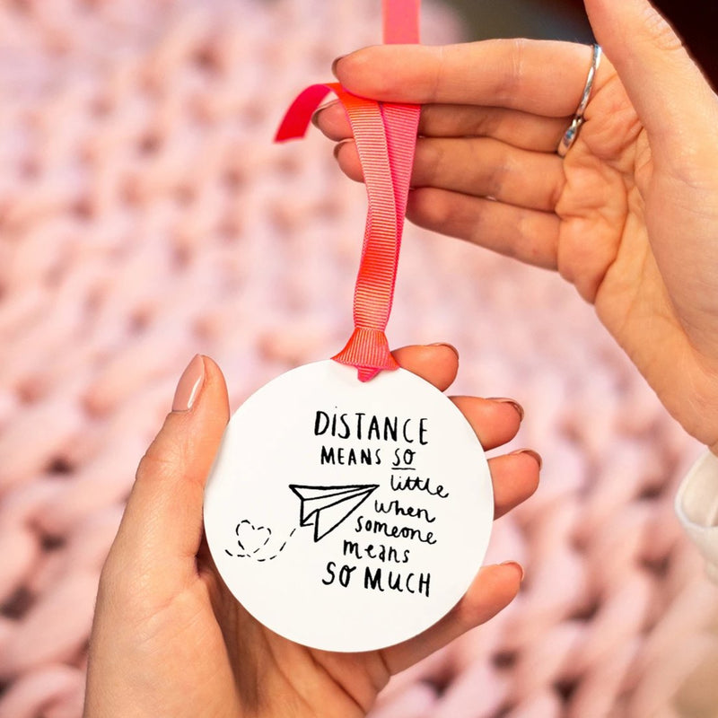 Distance Means Little' Long Distance Decoration
