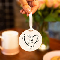 Soul Sister' Friendship Hanging Decoration