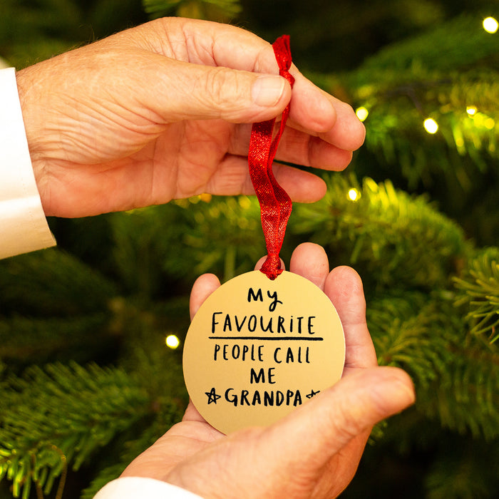 My Favourite People Call Me Grandpa' Decoration