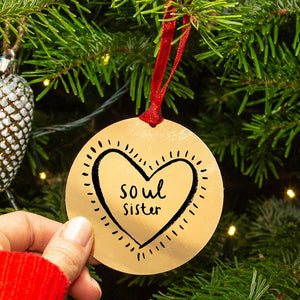 Soul Sister' Friendship Christmas Decoration
