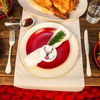 Personalised Reindeer Christmas Place Setting