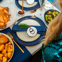 Personalised Penguin Family Christmas Place Setting
