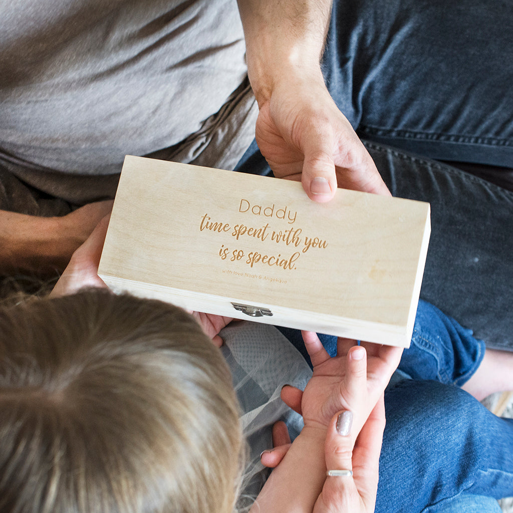 Daddy's Time Is Special Time' Personalised Watch Box – Ellie Ellie