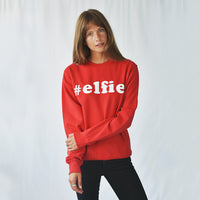#Elfie Women's Christmas Jumper Sweatshirt
