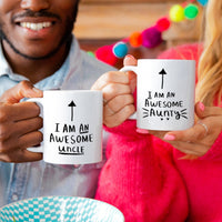 I Am An Awesome Aunty / Uncle' Mug Set