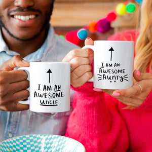 I Am An Awesome Aunty / Uncle' Mug Set