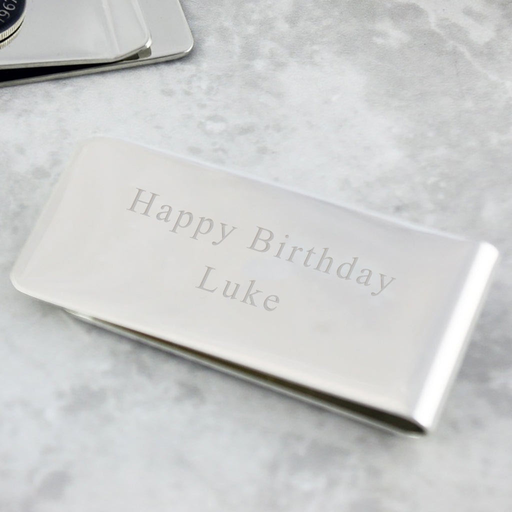 Map Personalised Money Clip