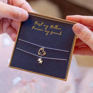 First My Mother, Forever My Friend' Necklace Set