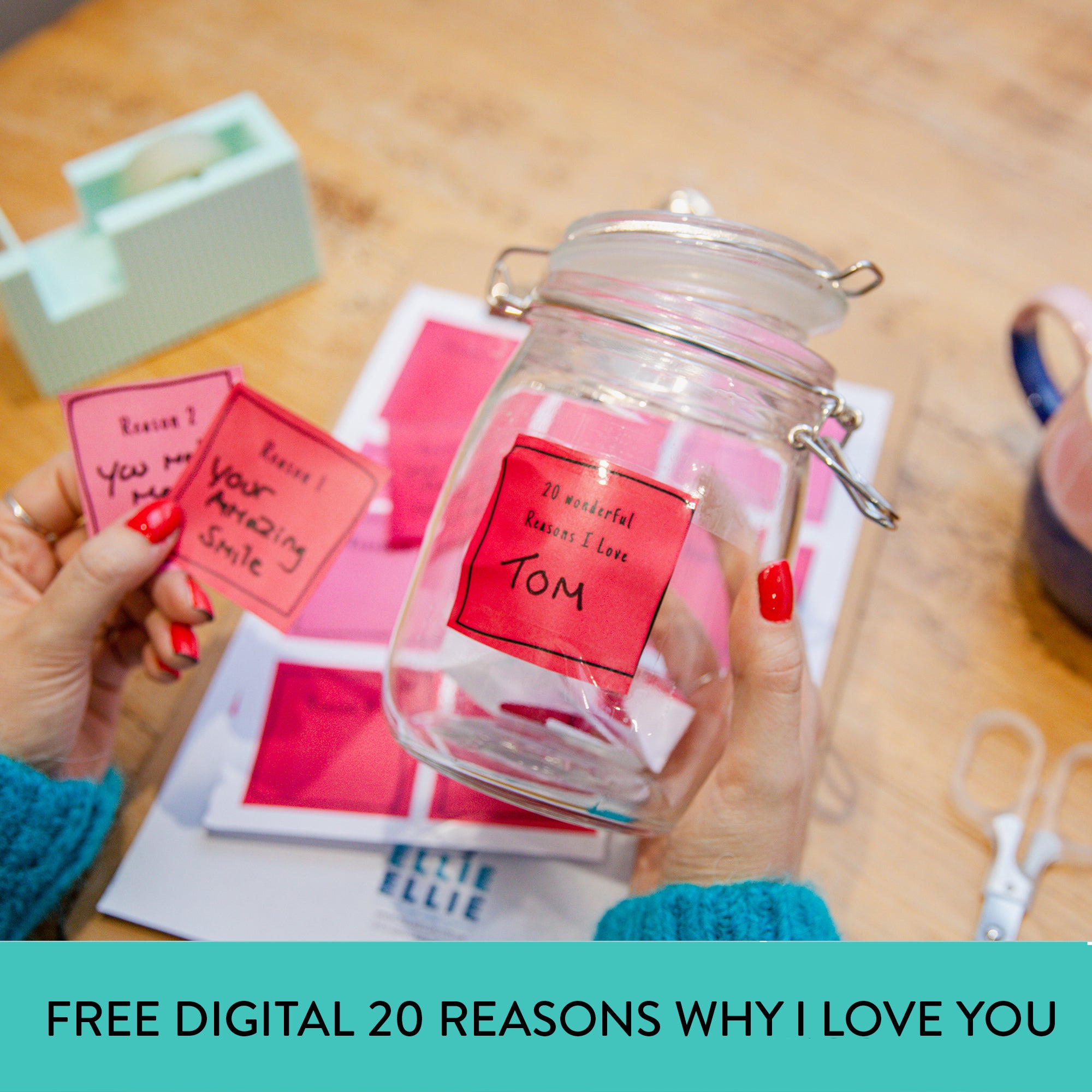 FREE Digital Download Reasons Why I Love You Jar Ellie Ellie free-digital-download-reasons-why-i-love-you-jar-ellie-ellie