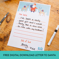 FREE Digital Download "Letter to Santa"