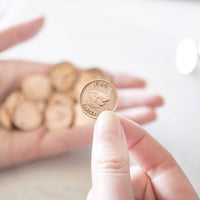 80th Birthday 1945 Farthing Coin Keyring
