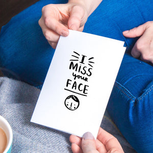 'I Miss Your Face' Mug