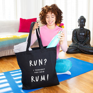 Run? Rum' Gym Women's Tote Bag