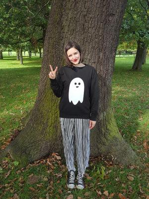 Ghost Unisex Halloween Sweatshirt Jumper