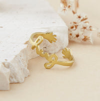 Gold Plated Hug Ring
