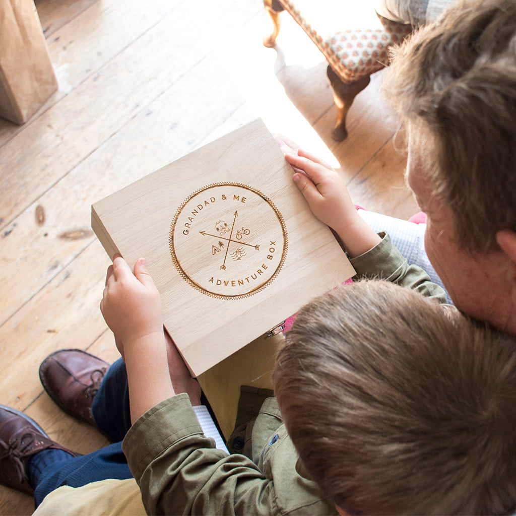 Grandad And Me' Wooden Adventure Memory Box – Ellie Ellie