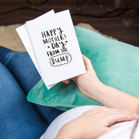 Happy Mother's Day From The Bump' Greetings Card