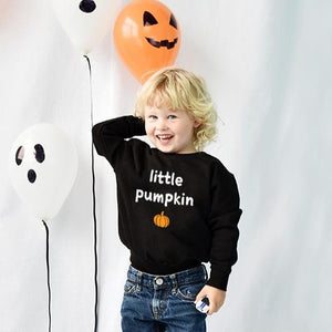 Little Pumpkin' Halloween Children's Jumper Sweatshirt