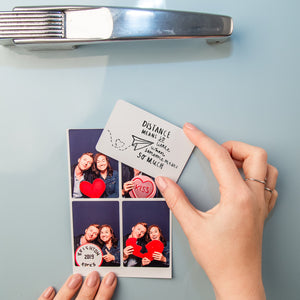 Distance Means Little' Long Distance Fridge Magnet