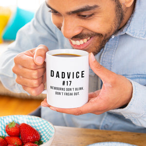 Dadvice' Newborns Ceramic Mug