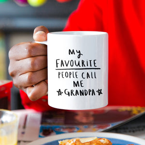 My favourite People Call Me Grandma / Grandad Coaster Set