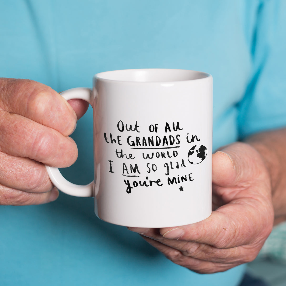 Grandpa I Am So Glad You're Mine' Mug