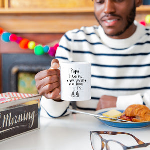 Personalised 'I Wish You Lived Next Door' Mug