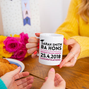 Personalised Graduation Celebration Mug