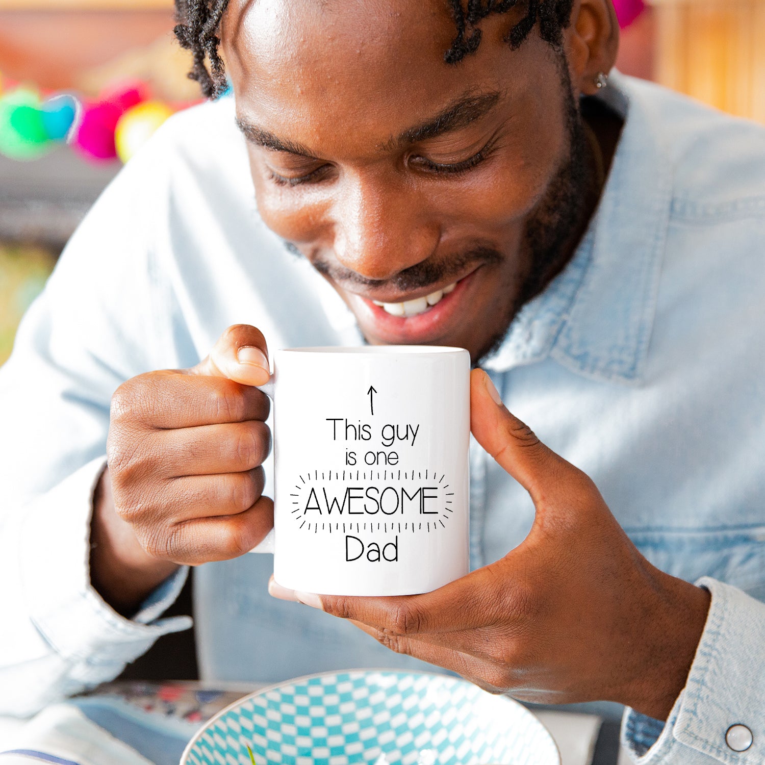 This guy is one awesome hot sale dad mug