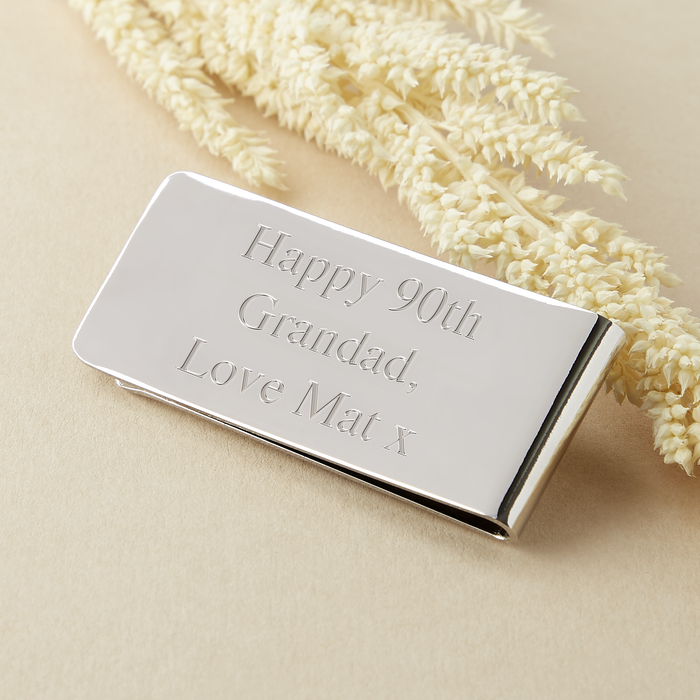 Sixpence 1935 Or 1936 90th Birthday Money Clip