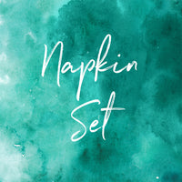 Napkin Set Upgrade - White