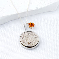 100th Birthday 1925 Farthing Coin Necklace