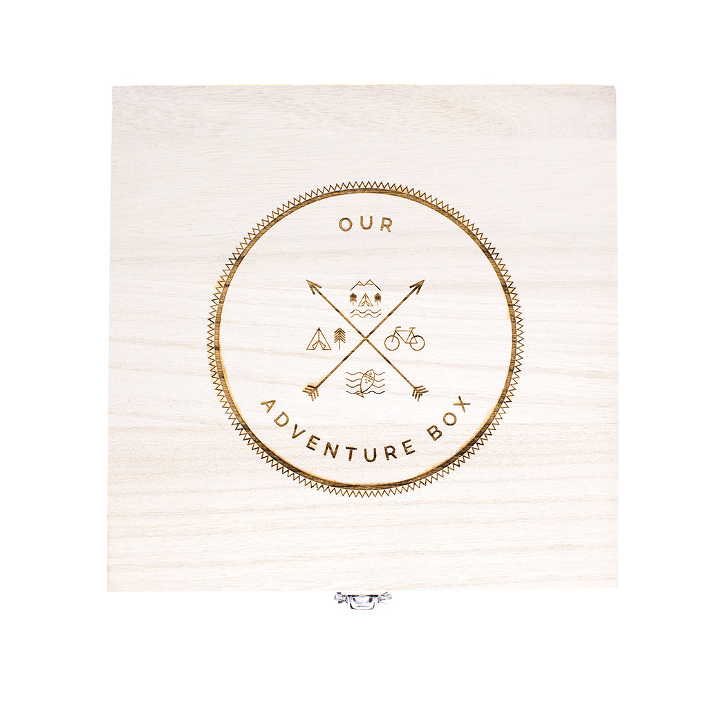 Our Adventure Box' Wooden Memory Box