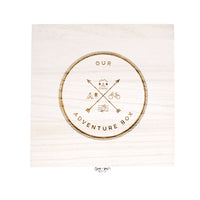 Our Adventure Box' Wooden Memory Box