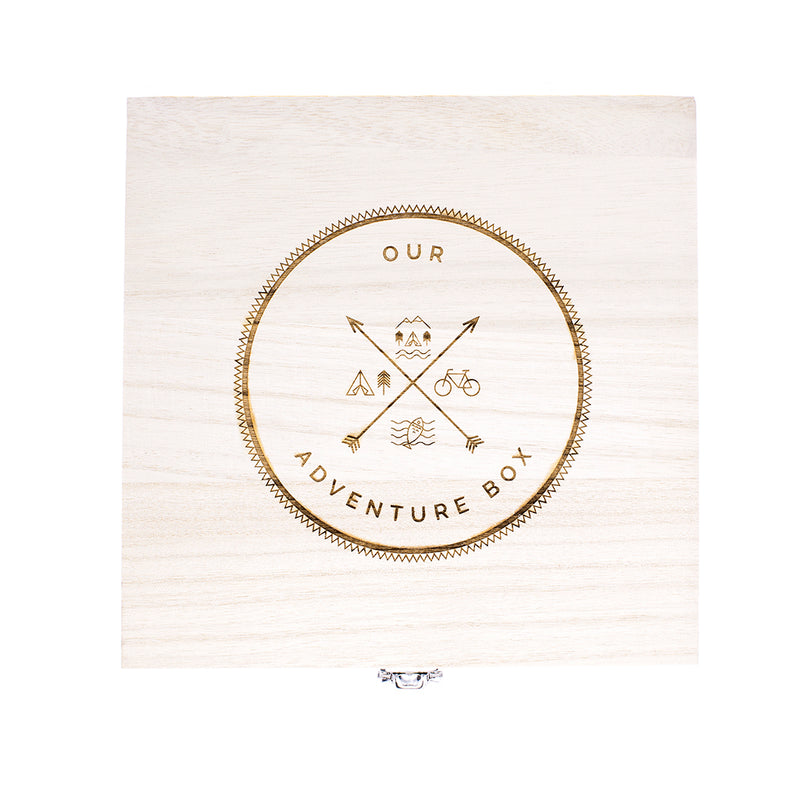 Our Adventure Box' Wooden Memory Box