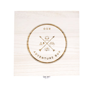 Our Adventure Box' Wooden Memory Box