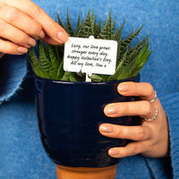 Personalised Message Valentine's Plant Marker
