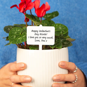 Personalised Message Valentine's Plant Marker