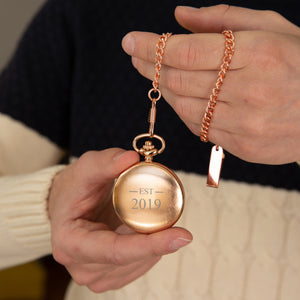 Est' Year Personalised Pocket Watch