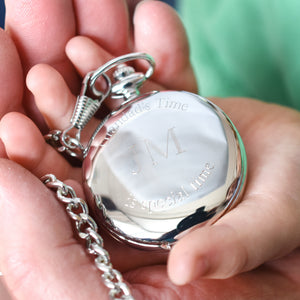 Grandads Time Is Special Time Personalised Pocket Watch