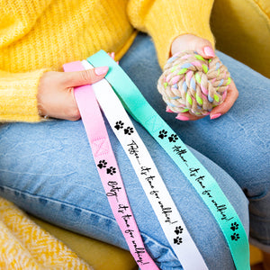 Personalised 'Time For Walkies' Pet Dog Lead